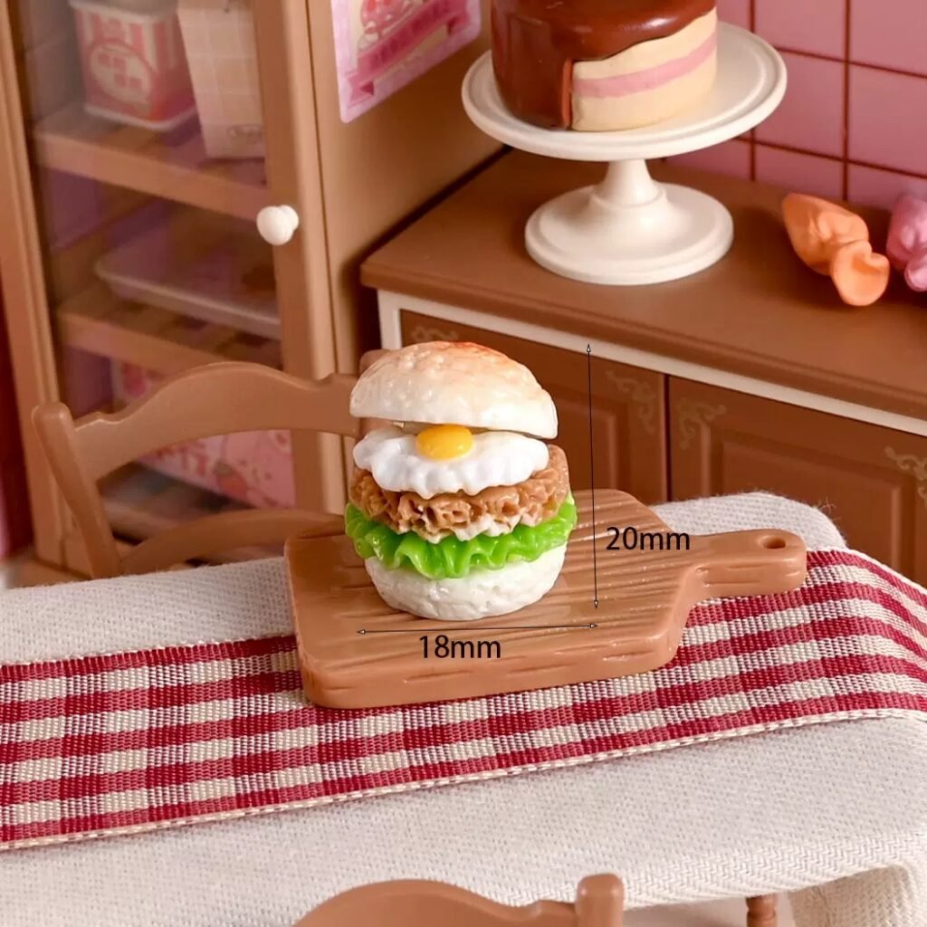Mini hamburger decorations