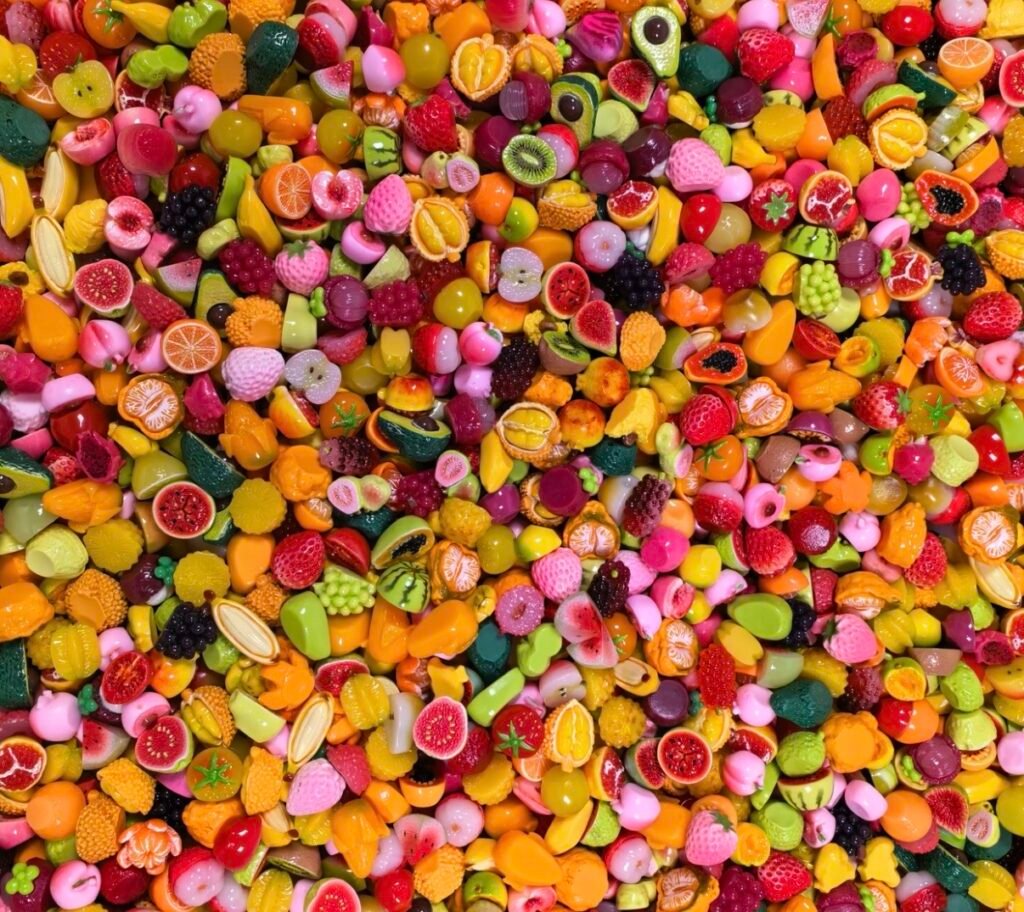 Mini fruit charms
